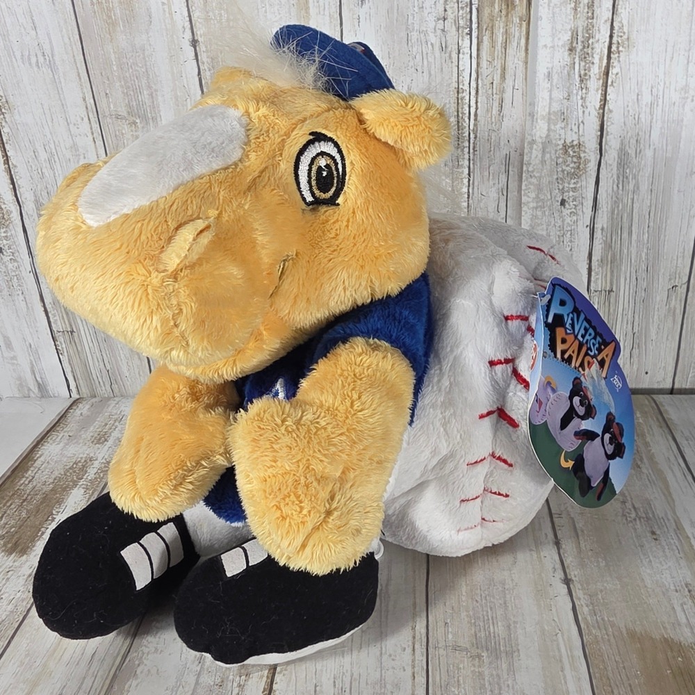 New Texas Rangers MLB Reverse-A-Pals Reversible Mascot Plush Baseball Toy